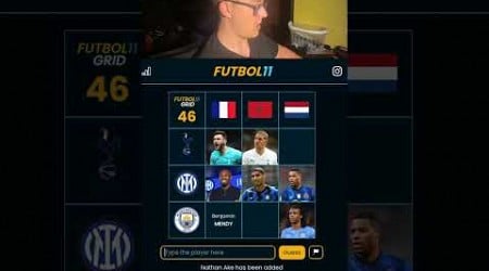 FUTBOL 11 GRID · HAKIMI Inter #shorts #fifa #quizfutbol #fc24shorts #ligamx #grid