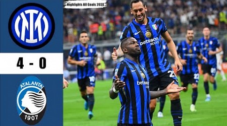 Inter Milan Vs Atalanta 4-0 All Goals &amp; Highlights 2024 HD Full Video #highlights