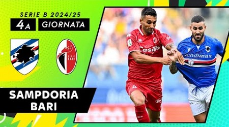 SAMPDORIA - BARI 0-0 ▪︎ Serie B 2024/25 ▪︎ Pari beffa a Marassi, il Bari spreca l&#39;impossibile!