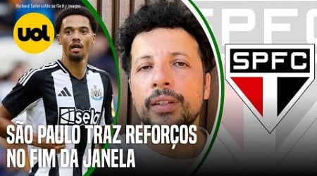 SÃO PAULO CUMPRE PROMESSA PARA ZUBELDÍA E TRAZ REFORÇOS NO FIM DA JANELA