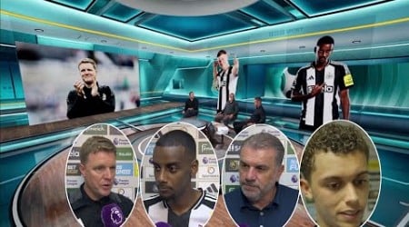 MOTD Newcastle vs Tottenham 2-1 Post Match analysis | Ange Postecoglou &amp; Eddie Howe Interview