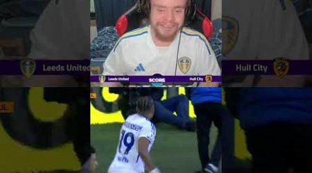 Leeds United beat Hull City 2-0 Goal reactions