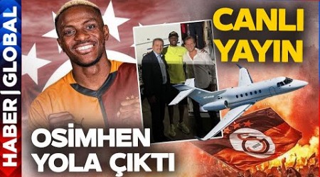 CANLI | Galatasaray’ın Bomba Transferi Osimhen’i Taşıyan Özel Uçak Napoli Havalimanı’ndan Kalktı