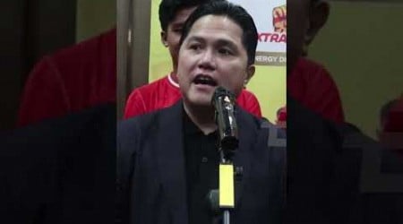 Respons Kocak Erick Thohir Soal Mantan Rekan di Inter Milan Mancini Kelabakan Hadapi Maarten Paes Cs