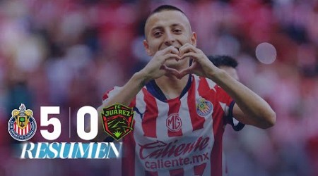 CHIVAS 5-0 FC JUÁREZ J6 | ¡MANITA del REBAÑO con GOLAZO de MOZO!