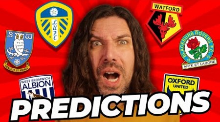 Championship 24/25 bookies PREDICTIONS *UPDATED*