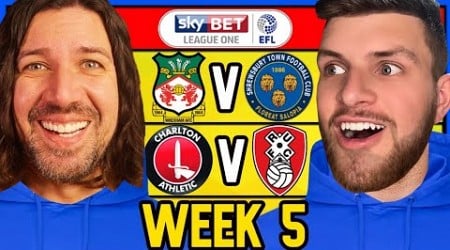 LEAGUE 1 WEEK 5 PREDICTIONS