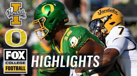 Idaho Vandals vs. No. 3 Oregon Ducks Highlights | FOX College Football