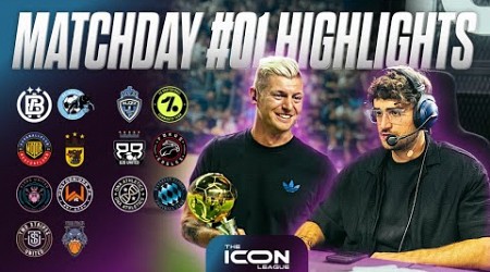 The Icon League - MATCHDAY #01 ALLE HIGHLIGHTS ⚽