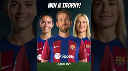 I added Harry Kane to the Barcelona Womens team to see if he can finally win a trophy! 