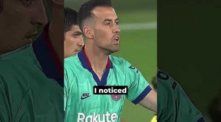 This is how Busquets&#39; talent was discovered