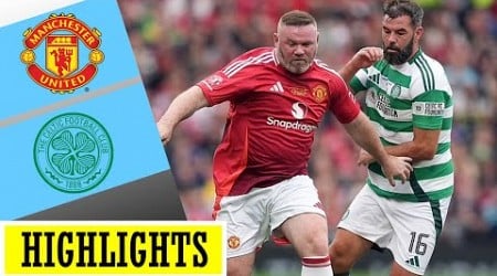 Wayne Rooney Goal | Manchester Utd Legends vs Celtics Legends Highlights | Legends Match | 9.7.2023