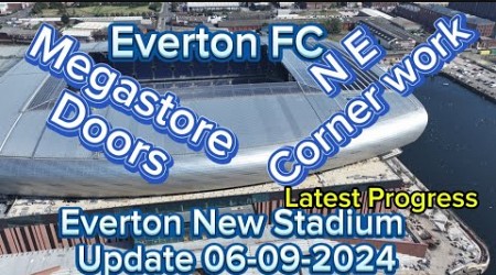 Everton FC New Stadium at Bramley Moore Dock Update 06-09-2024