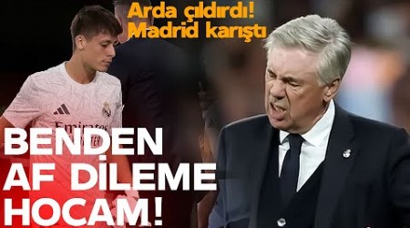 Oyuna Alınmayan Arda Güler Çıldırdı! Ancelotti&#39;ye: Benden Af Dileme Hocam!