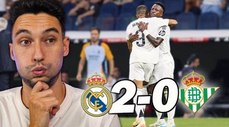 REAL MADRID 2 - 0 REAL BETIS | DOBLETE de MBAPPÉ PERO...¡EL EQUIPO SIGUE IGUAL!