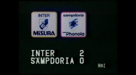 Inter Sampdoria 2-0 - 1984