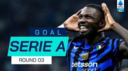 GOAL SERIE A | Thuram bags another brace | Goal Collection | Round 3 | Serie A 2024/25