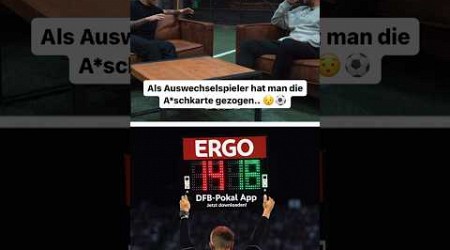 Als Auswechselspieler hat man die A*schkarte gezogen! 