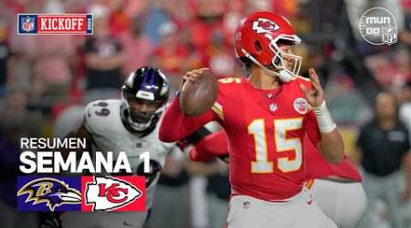 Baltimore Ravens vs. Kansas City Chiefs | Semana 1 - NFL 2024 | Highlights Resumen en español