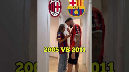 COMPARANDO PLANTILLAS (AC MILAN VS FC BARCELONA) #acmilan #fcbarcelona #cules #rossoneri #messifans