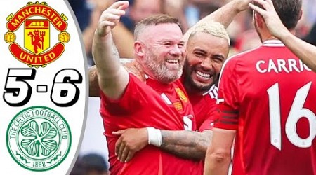 Manchester United Legends vs Celtic Legends 1-1 PEN 4-5- All Goals &amp; Highlights -2024