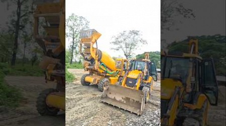 Jcb &amp; Ajax Mixer Machine working video 