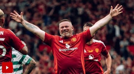 38-Years-Old Wayne Rooney vs Celtic Legends | All Touches | INSANE GOAL