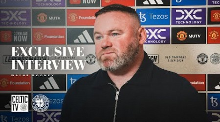 Man Utd Legends v Celtic Legends | Exclusive | Wayne Rooney (7/9/24)