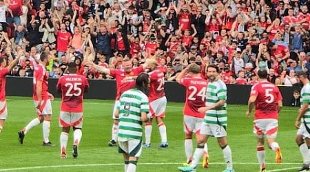 Wayne Rooney Free Kick Vs Celtic Legends | Manchester United Legends Vs Celtic Legends | Goal