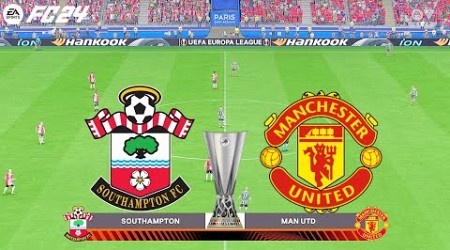 FC 24 | Southampton vs Manchester United - UEFA Europa League - PS5™ Full Gameplay