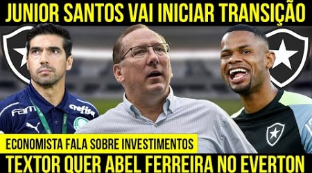 JR SANTOS DEVE VOLTAR ANTES DO PRAZO | TEXTOR QUER ABEL NO EVERTON | FORTE INVESTIMENTO É &quot;NATURAL&quot;