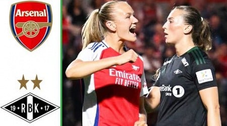 Arsenal vs Rosenborg | Highlights | Women’s Champions League | 08-09-2024