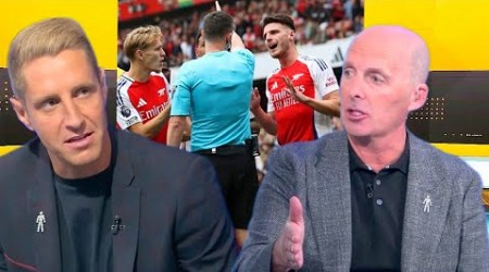 Mike Dean on Declan Rice&#39;s red card &amp; debates | Arsenal&#39;s Champions League squad 2024/25