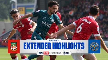 Wrexham vs. Shrewsbury Town: Extended Highlights | EFL League One | CBS Sports Golazo