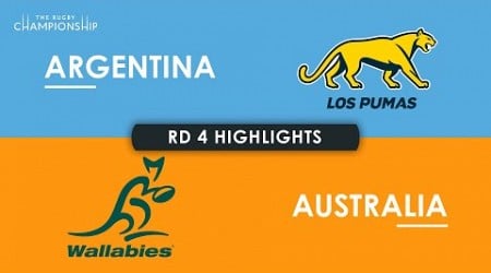 HIGHLIGHTS | ARGENTINA v AUSTRALIA | The Rugby Championship 2024