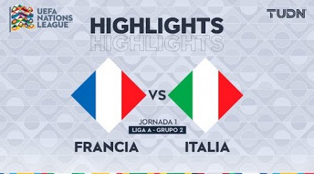 HIGHLIGHTS | Francia vs Italia | UEFA Nations League 2024 | TUDN