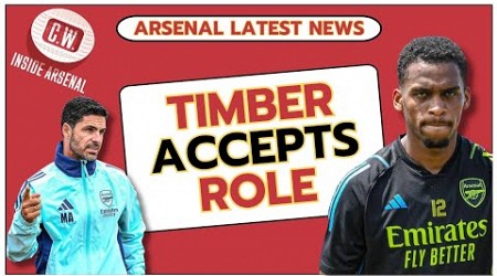 Arsenal latest news: Timber&#39;s comments | Zinchenko switch | Odegaard cover | Neto&#39;s dream move