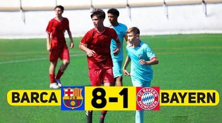 Barca Cadet B 8-1 Bayern Munich | Full Match