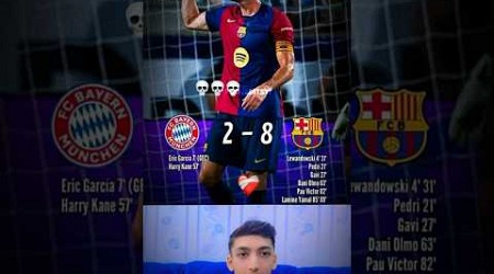 #barcelona vs #bayernmunich 8-2