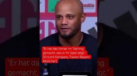 Bayern-Coach Vincent #Kompany ist von Bayern-Legende Thomas Müller begeistert #fcbayern #müller