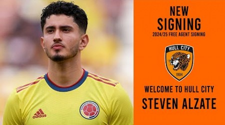 STEVEN ALZATE SIGNS FOR HULL CITY