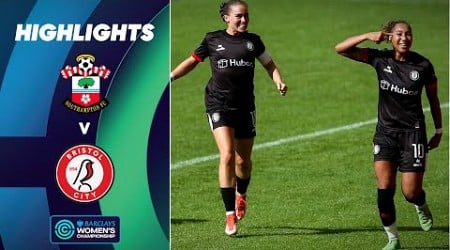 Lloyd-Smith Scores Debut Goal Against Her Former Team! | Southampton v Bristol City Highlights