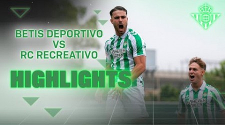 Resumen del partido Betis Deportivo-RC Recreativo de Huelva (3-1) | CANTERA