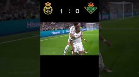 Real madrid vs Real betis | LA LIGA 2024 #shorts #mbappe