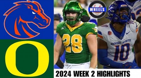 #7 Oregon vs Boise State (EXCITING!) | Full Game Highlights | 2024 College Football Highlights