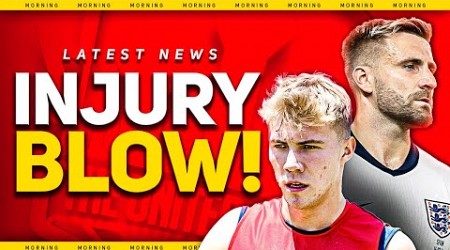 Rasmus &amp; Shaw INJURY Setback! NEW Left Back TARGET! Man Utd News