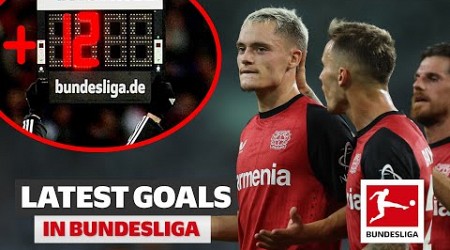 Top 10 Late Bundesliga Goals - Wirtz, Lewandowski &amp; Co.