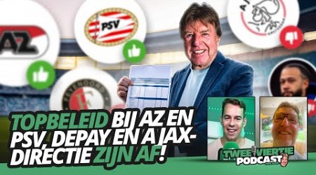 TOPBELEID bij AZ en PSV, Depay en Ajax-directie zijn AF! | Twee Viertje met Aad #90