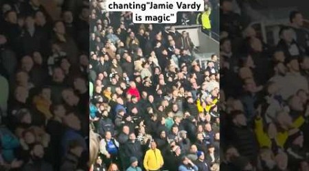 LEICESTER CITY FANS CHANTING JAMIE VARDYS MAGIC AT THE MKM! #football #lcfc #hullcity #leicester