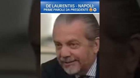 De Laurentiis acquista il Napoli: 20 anni fa le prime parole da presidente